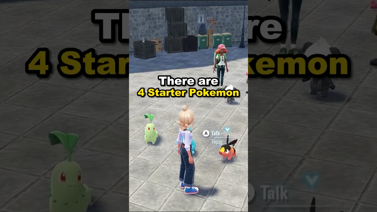 4 Starters in Pokemon Legends Z-A #pokemon #pokemonlegendsza