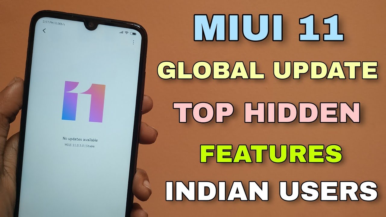 MIUI 11 Top Hidden Features For Indian User | MIUI 11 GLOBAL UPDATE FEATURES