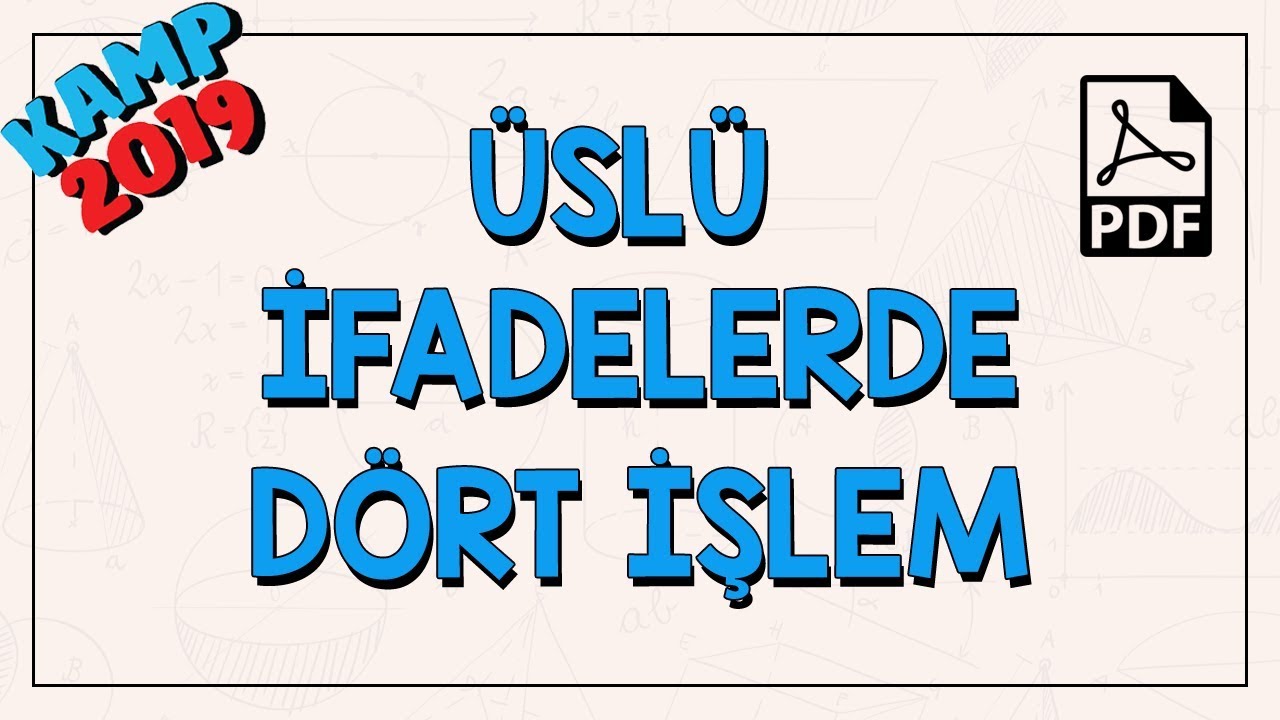 Üslü İfadelerde Dört İşlem