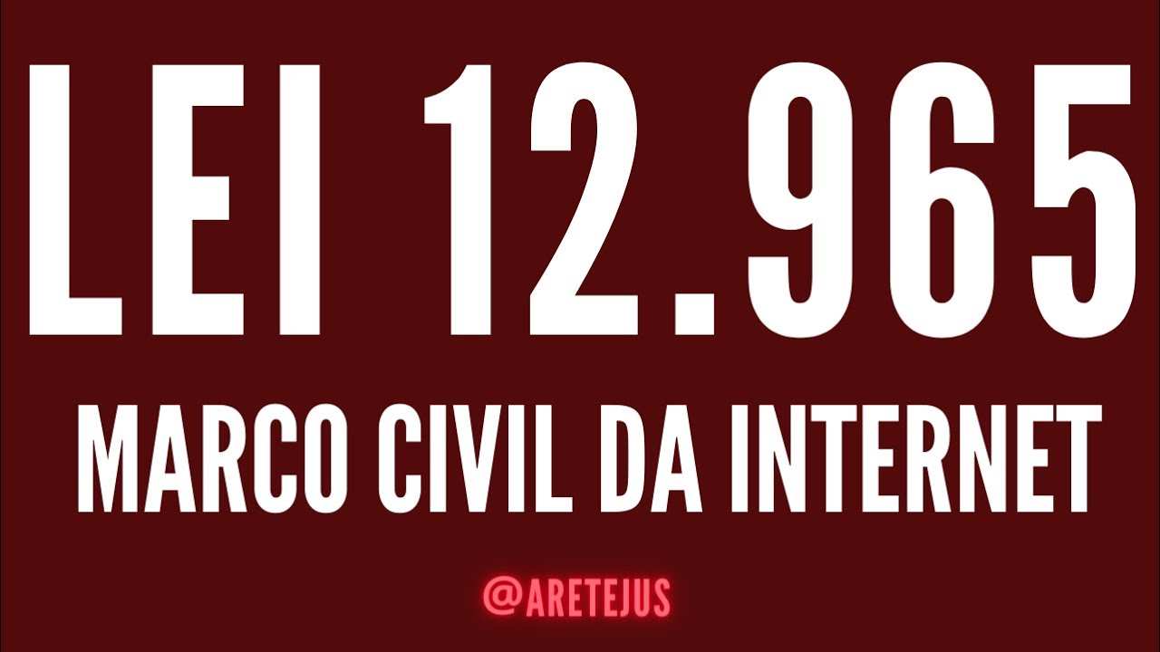Lei 12.965 Marco Civil da Internet em Audiobook 🎧📚