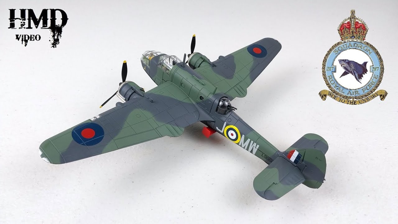 Bristol Beaufort Mk I, 217-я эскадрилья Королевских ВВС, «Атака адмирала Хиппера», 1941 г., модел...