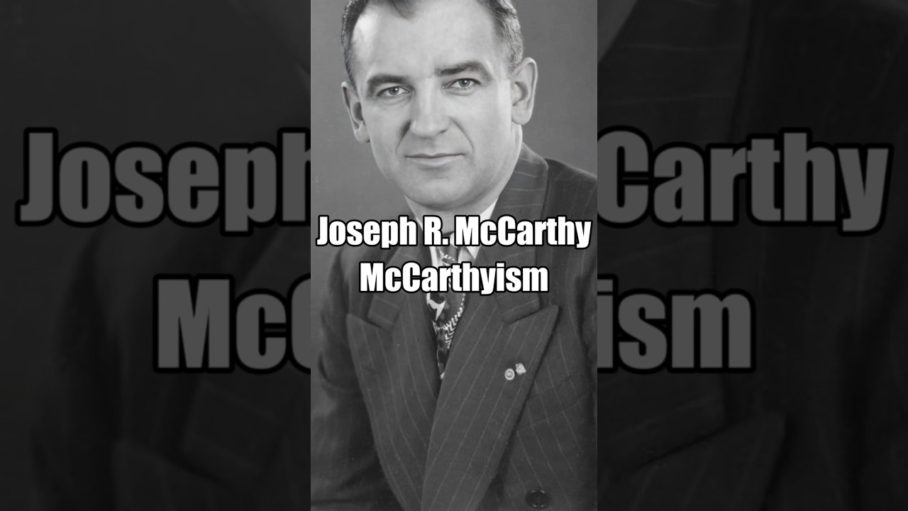 Джозеф Р. Маккарти, маккартизм #Маккартизм #американскаяистория #Холоднаявойна #биографии #история