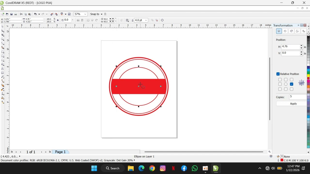 cara membuat stample atau logo lunas