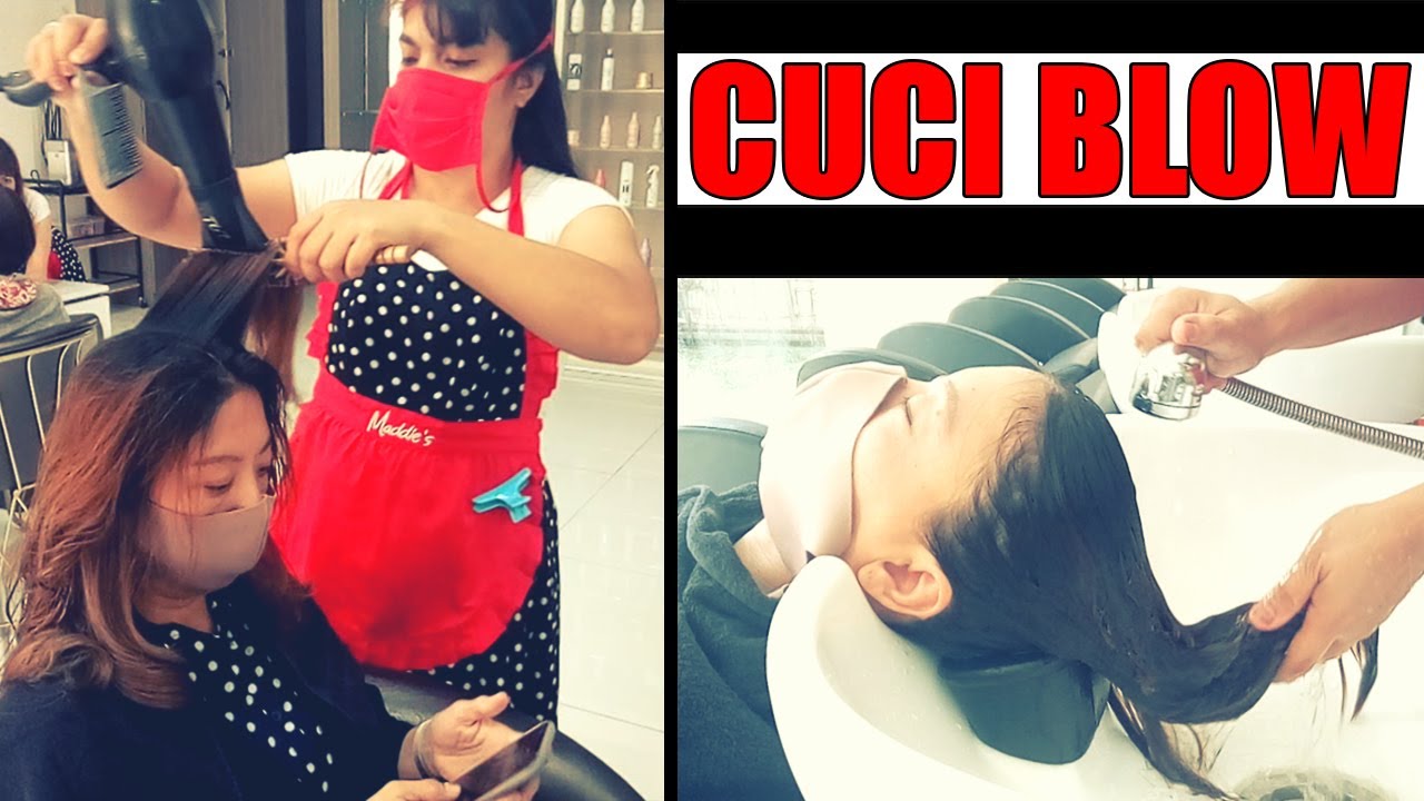 Cuci dan blow rambut Maddie's Hair & Beauty Salon
