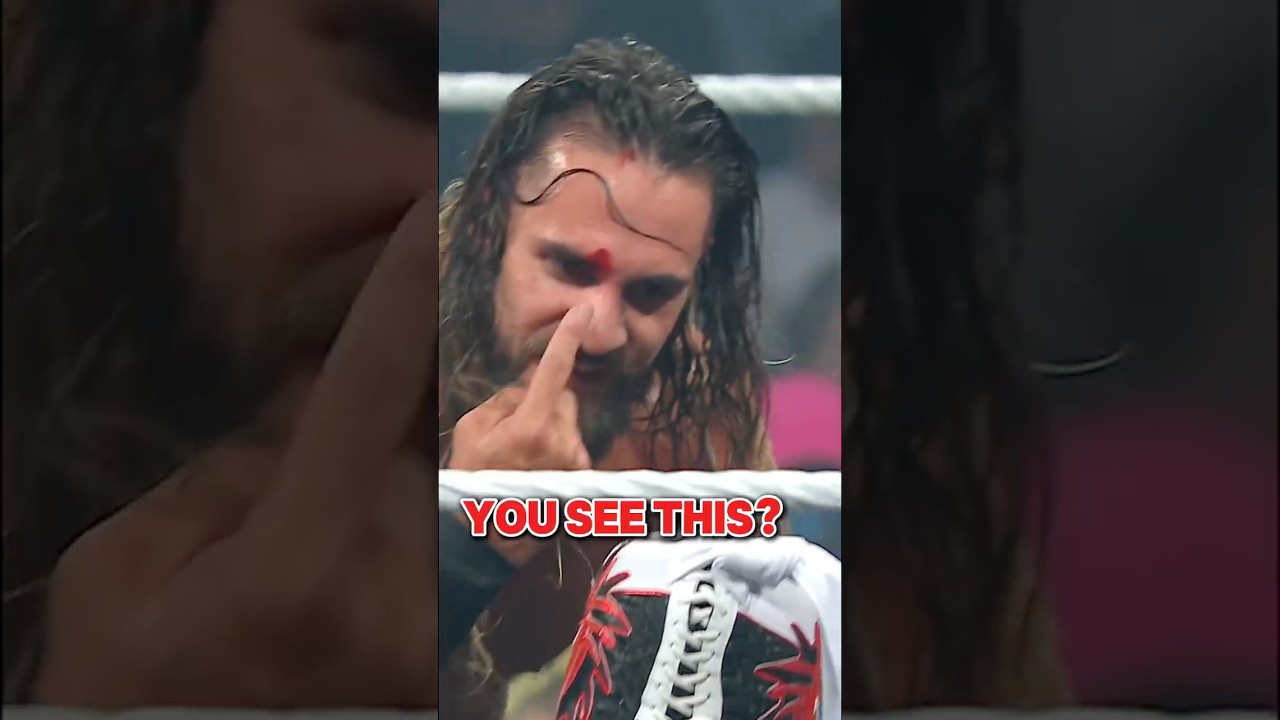 Nobody makes Seth Rollins bleed his own blood! 🩸