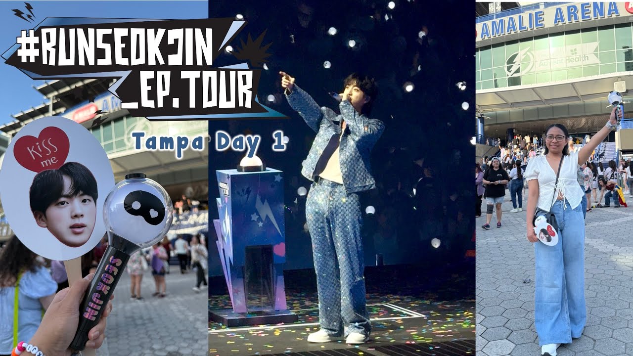 [ARMY Vlog] My Run Seokjin Ep Tour Experience in Tampa Day 1