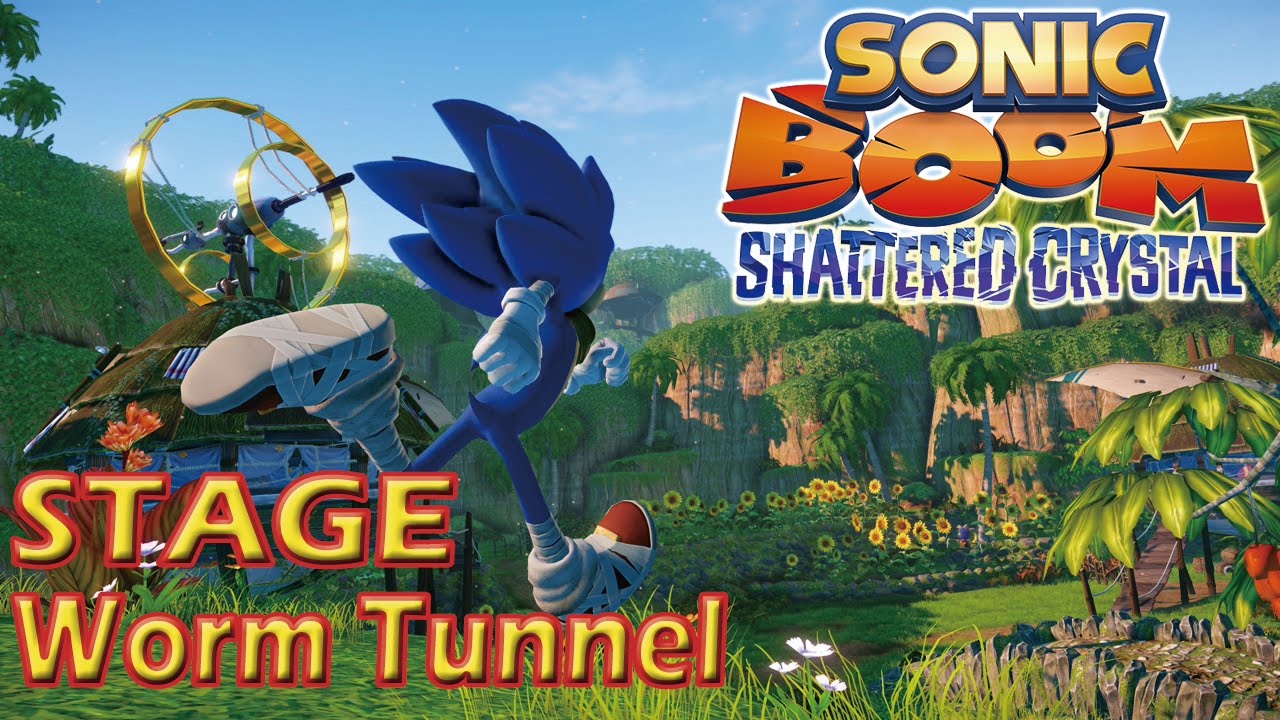 Sonic Boom Shattered Crystal (3DS) - Shadow Canyons Worm Tunnel