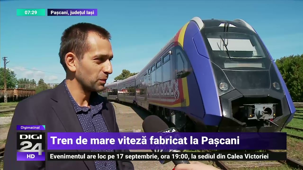 Un tren românesc, ce poate merge cu 120 km/h, e gata de omologare - Digi24