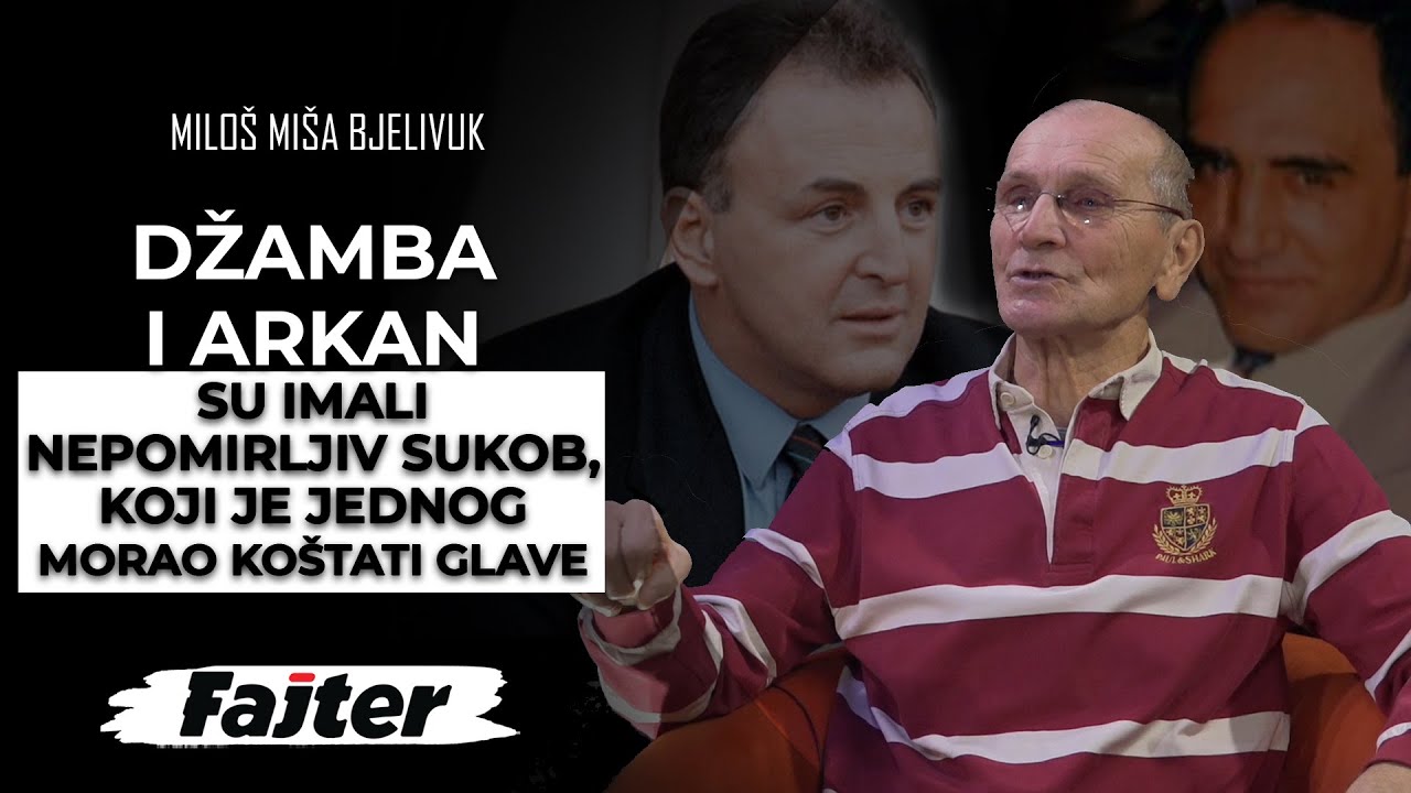 DŽAMBA I ARKAN SU IMALI NEPOMIRLJIVI SUKOB, JEDAN JE MORAO DA PLATI GLAVOM - Miloš Miša Bjelivuk