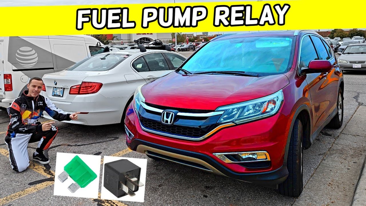 HONDA CRV CR-V FUEL PUMP RELAY LOCATION, FUEL PUMP NOT WORKING RELAY 2012 2013 2014 2015 2016