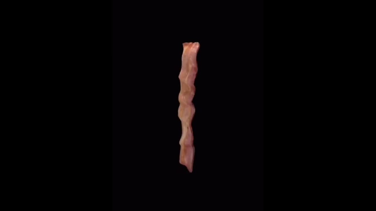 3D spinning bacon