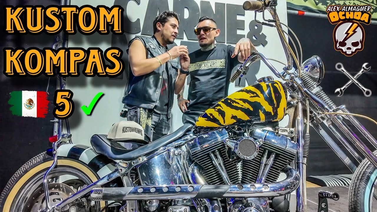 KUSTOM KOMPAS 5  ( PARTE 1) entrevista BUTCHER & BIKER YONKI