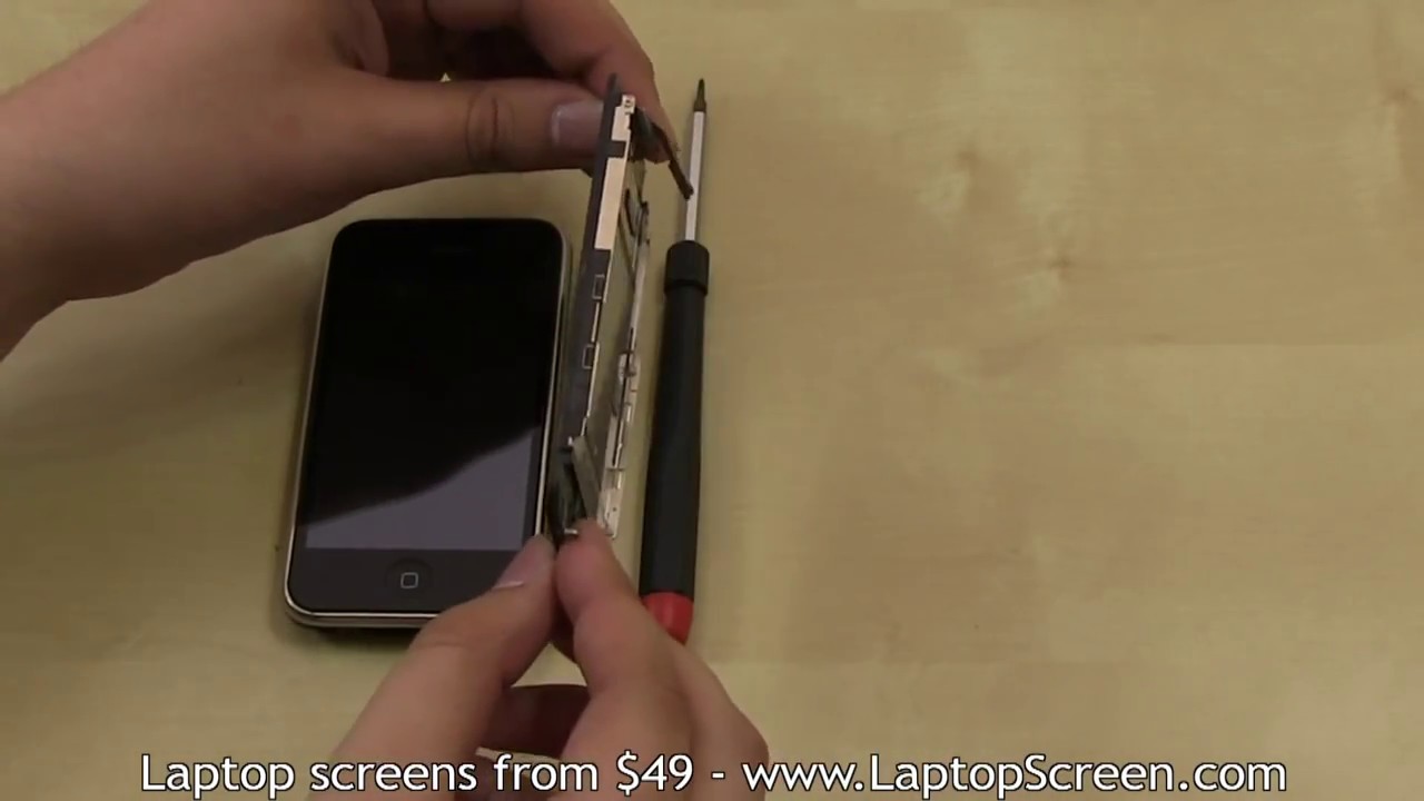 iPhone 3G screen replacement / digitizer glass and LCD reinstallation instructions