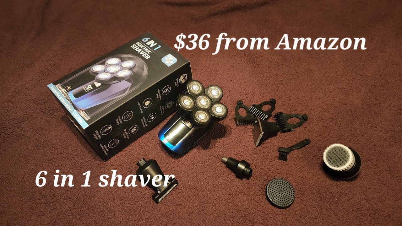 6 in 1 electric shaver from Amazon $36