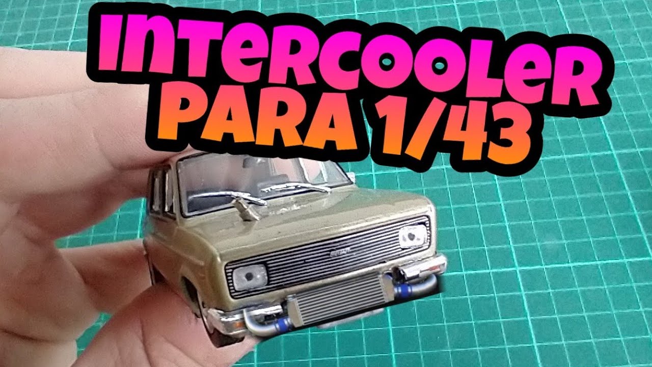Tutorial intercooler frontal escala 1/43 paso a paso.