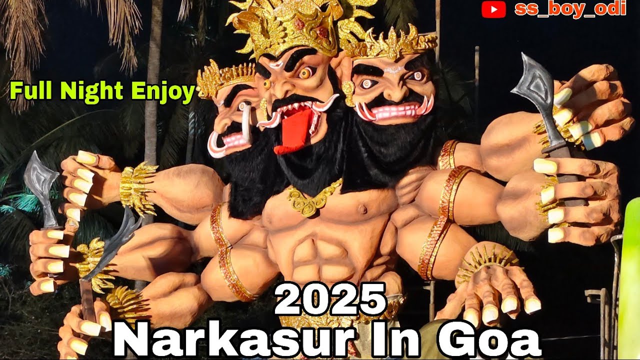 Narkasur In Goa (2025)❤️🙏..... full Night Enjoy ||#ss_boy_odi #viralvideo #travel #youtuber #goa 