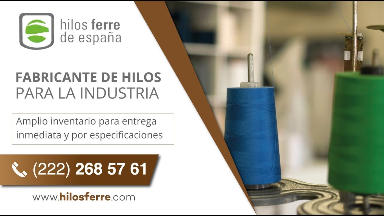Venta de hilo de algodon (222) 2.68.57.61 venta de hilos de algodon