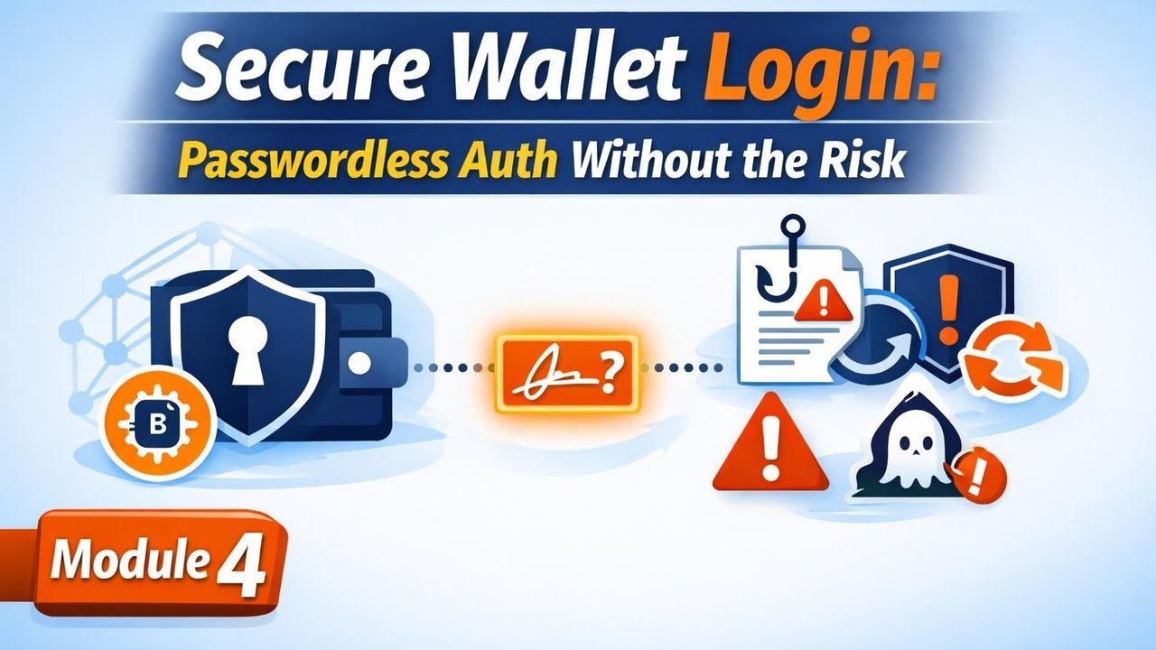 Secure Wallet Login: Passwordless Auth Without the Risk | Module 4.2