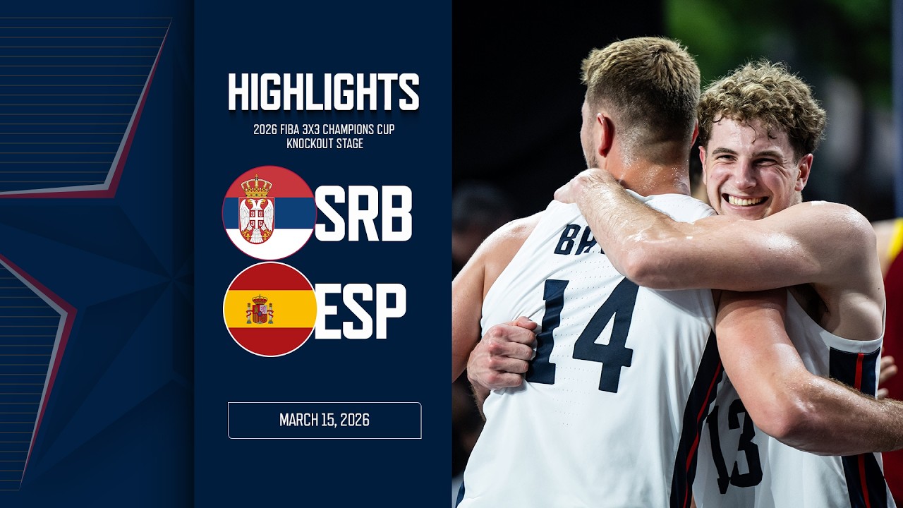 HIGHLIGHTS: USA vs SRB/ESP | 2026 FIBA 3x3 Champions Cup | March 15, 2026