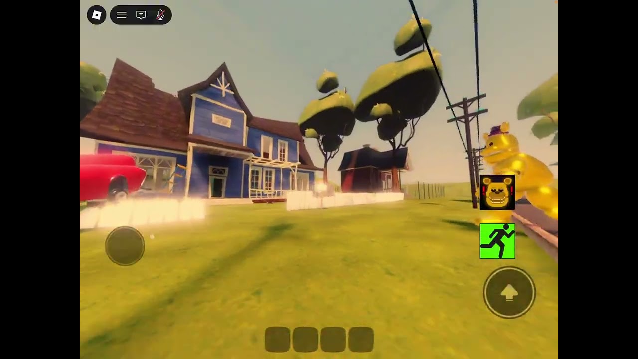 Fnaf run from Freddy 