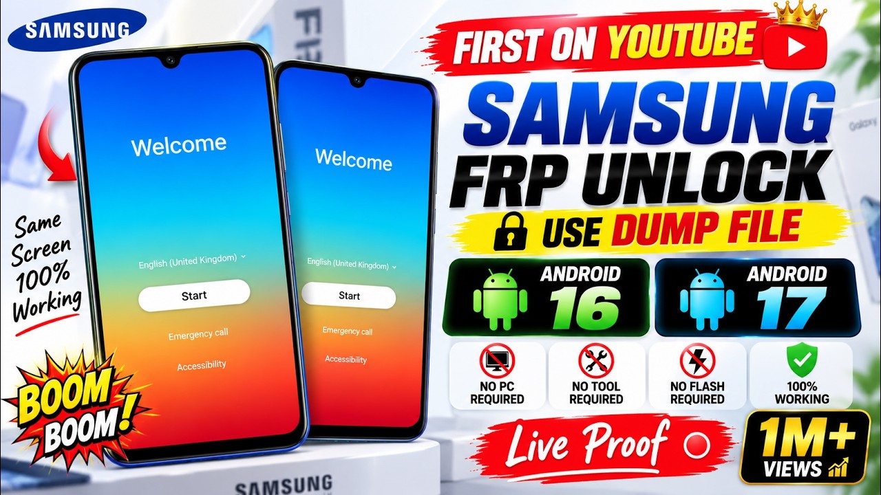 🔥Live Proof!! All Samsung FRP Bypass Android 16-17 | Chrome Open Fix | Apps Install Fix | No PC 2026