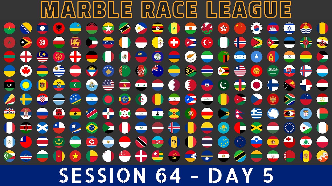 Marble Race League Session 64 Day 5 ~ 200 Countries