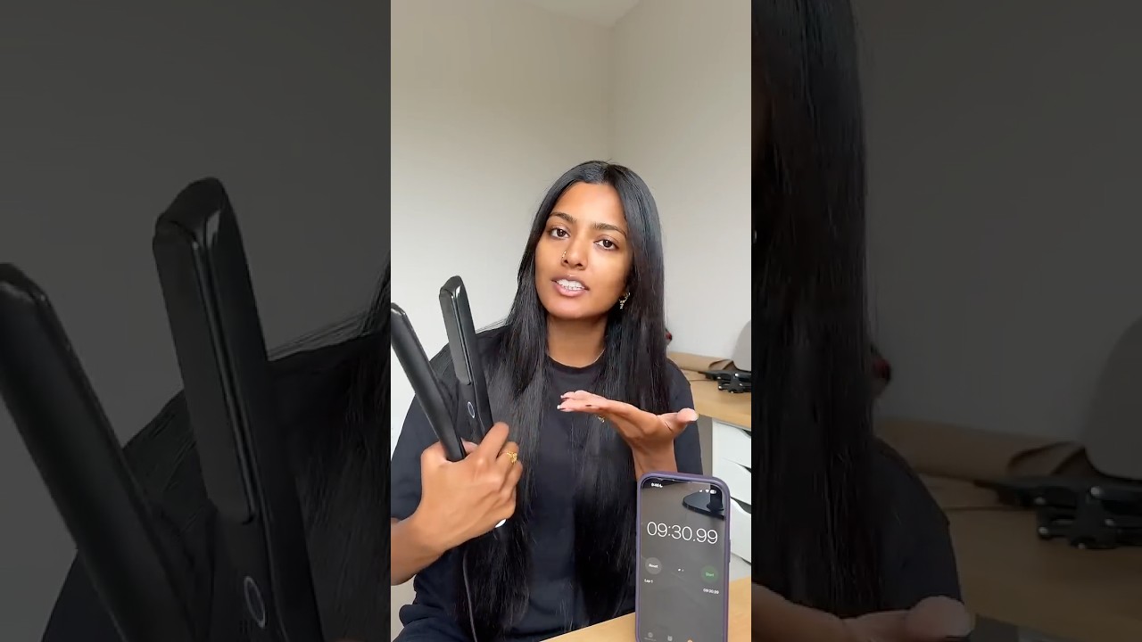 let&rsquo;s see if I can really straighten my hair under 10 mins👀 #hairtok #straighteninghair