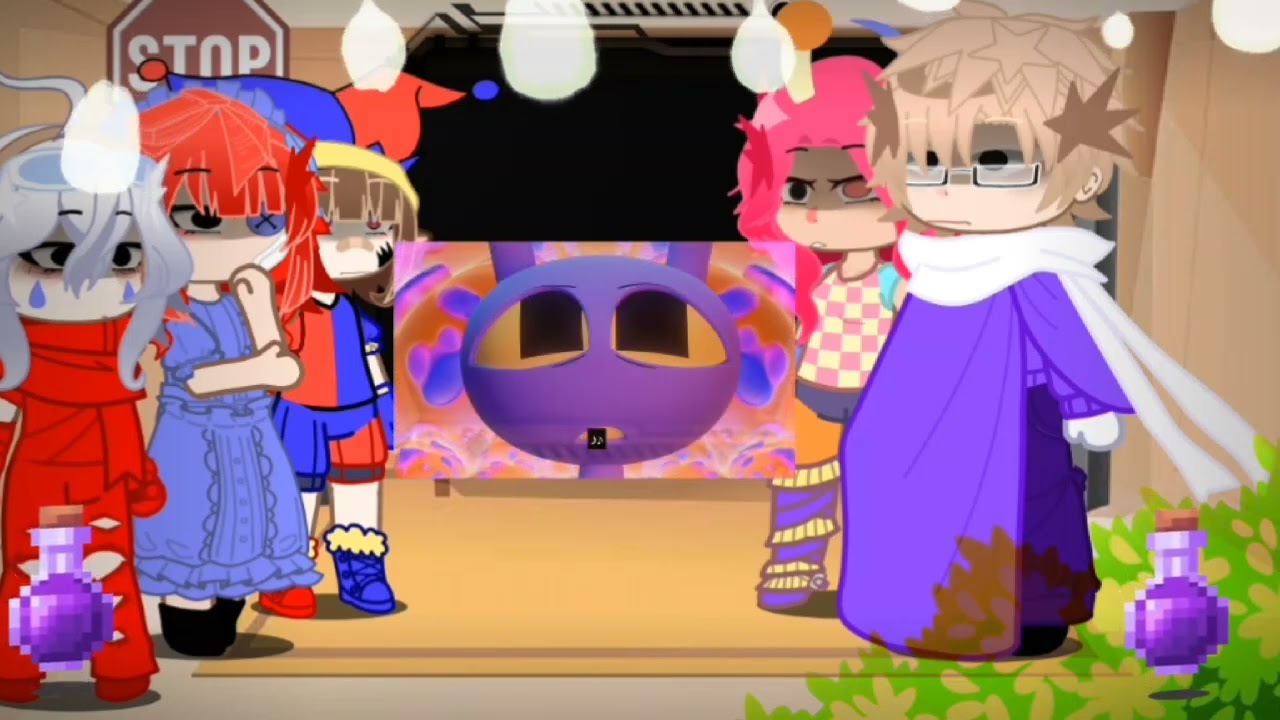 🫧🫨⏤͟͟͞͞El increíble circo digital reacciona al ⏤͟͟͞͞episodio 7🫨🫧