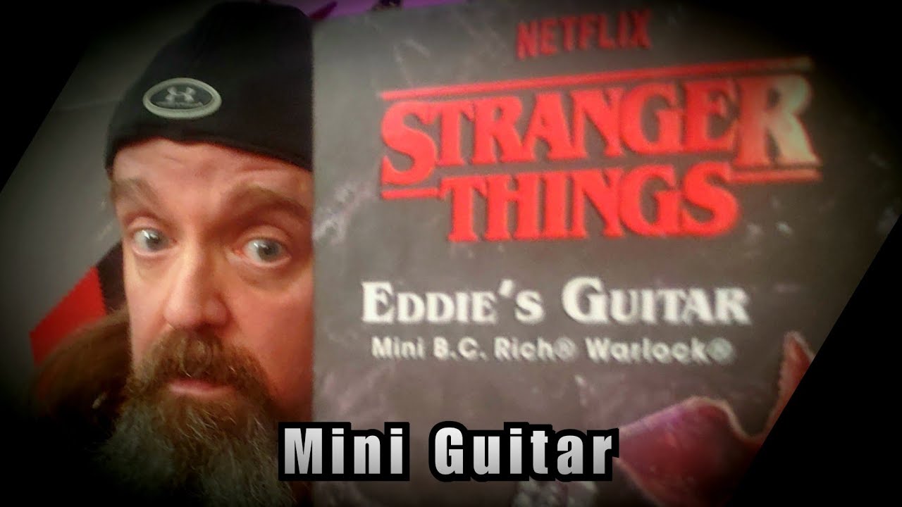 STRANGER THINGS..Mini Guitar Collectible