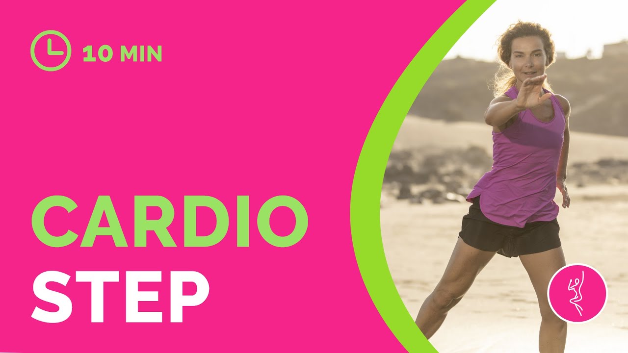 Allenamento a casa: cardio step 10 minuti (Principianti)