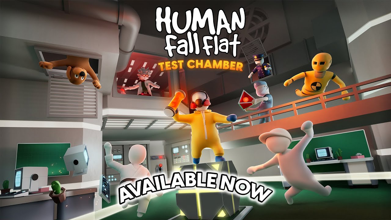 Human Fall Flat: Test Chamber - FREE NEW LEVEL OUT NOW ON STEAM!
