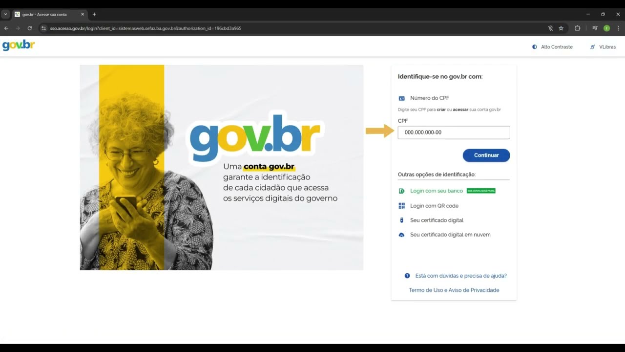 DECLARAÇÃO VIA SGITD: Doação