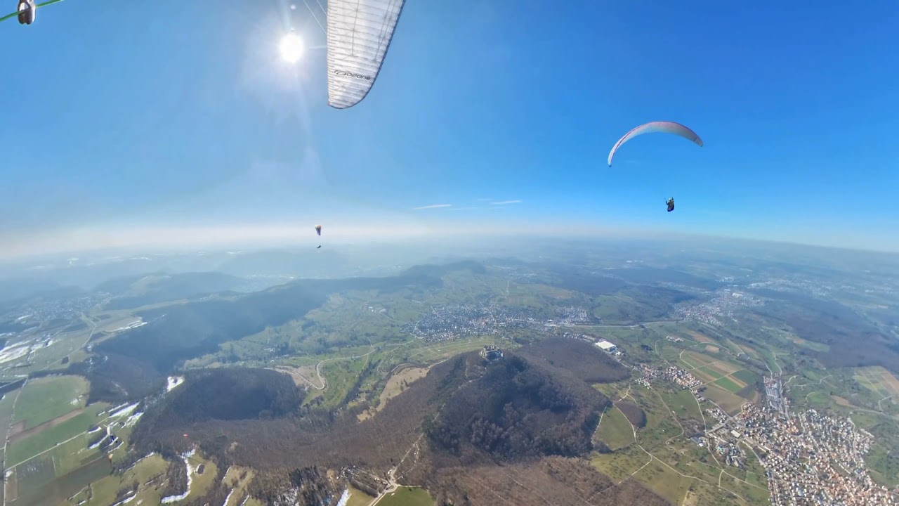 Paragliding FAI Triangle from Neuffen