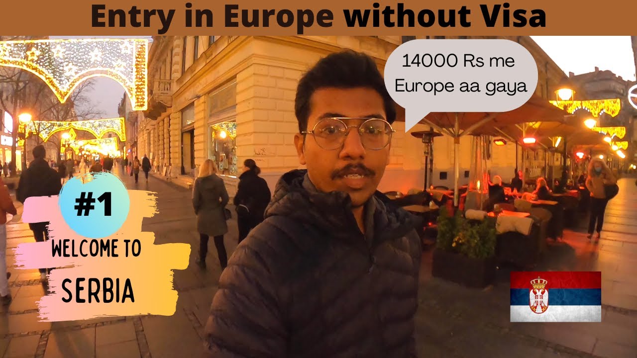 My First International Trip | First impression of Serbia | Indian vlogger in Serbia