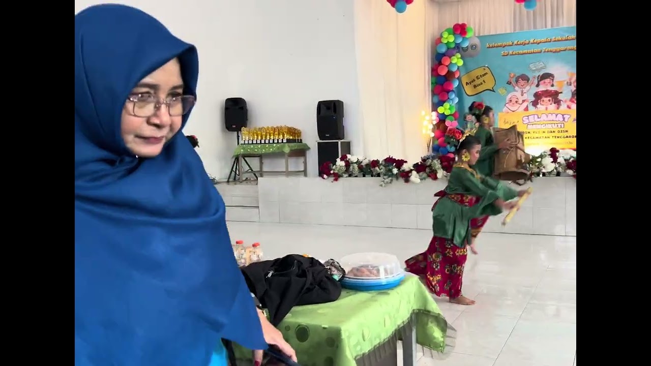 Naura Lomba menari di SDN 001 tenggarong