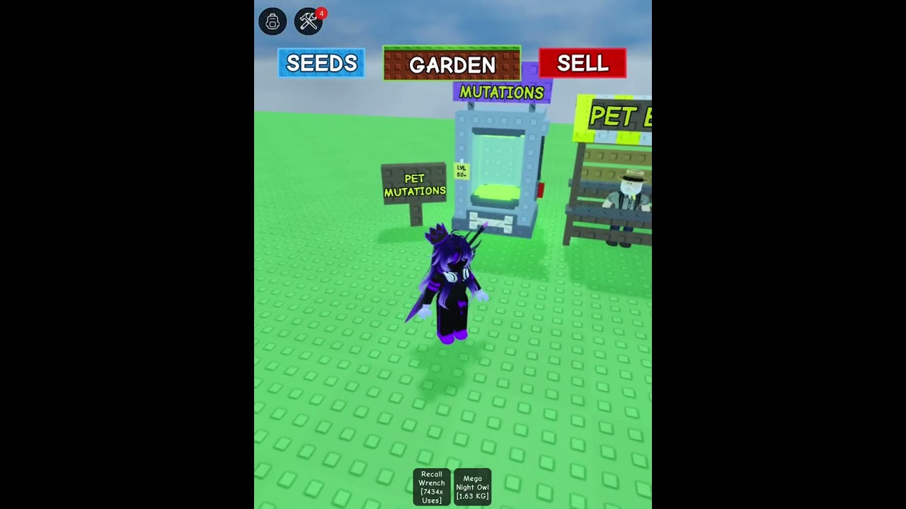 Claiming Pet from machine! #roblox #growagarden #rblx #growagardenroblox 