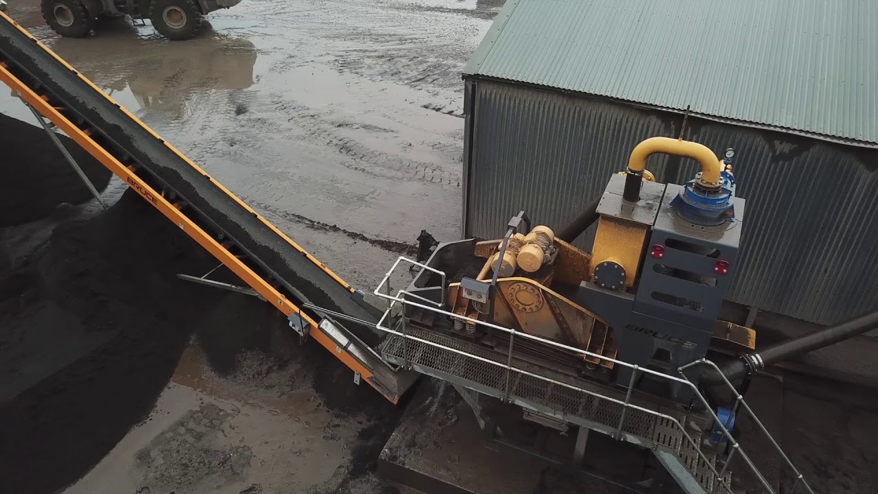BRUCE BWS 40 Sand dewatering plant