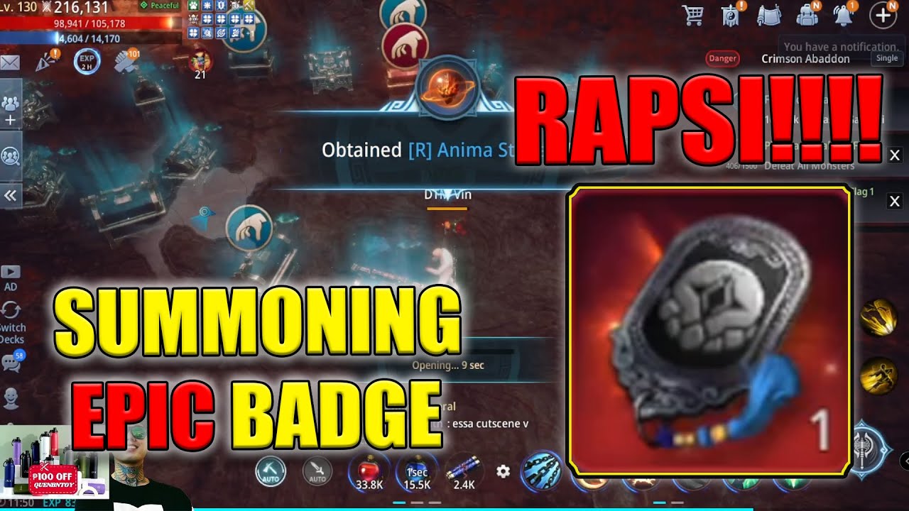 MIR4 - RAPSI!!! | SARAP PALA MAG SUMMON NG EPIC BADGE | SUMMON EPIC BADGE