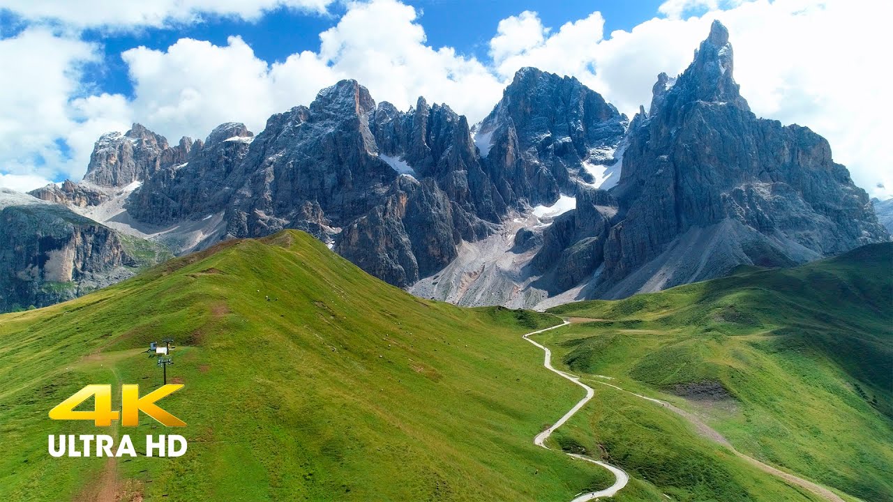 Pale di San Martino - Dolomiti by drone 4K