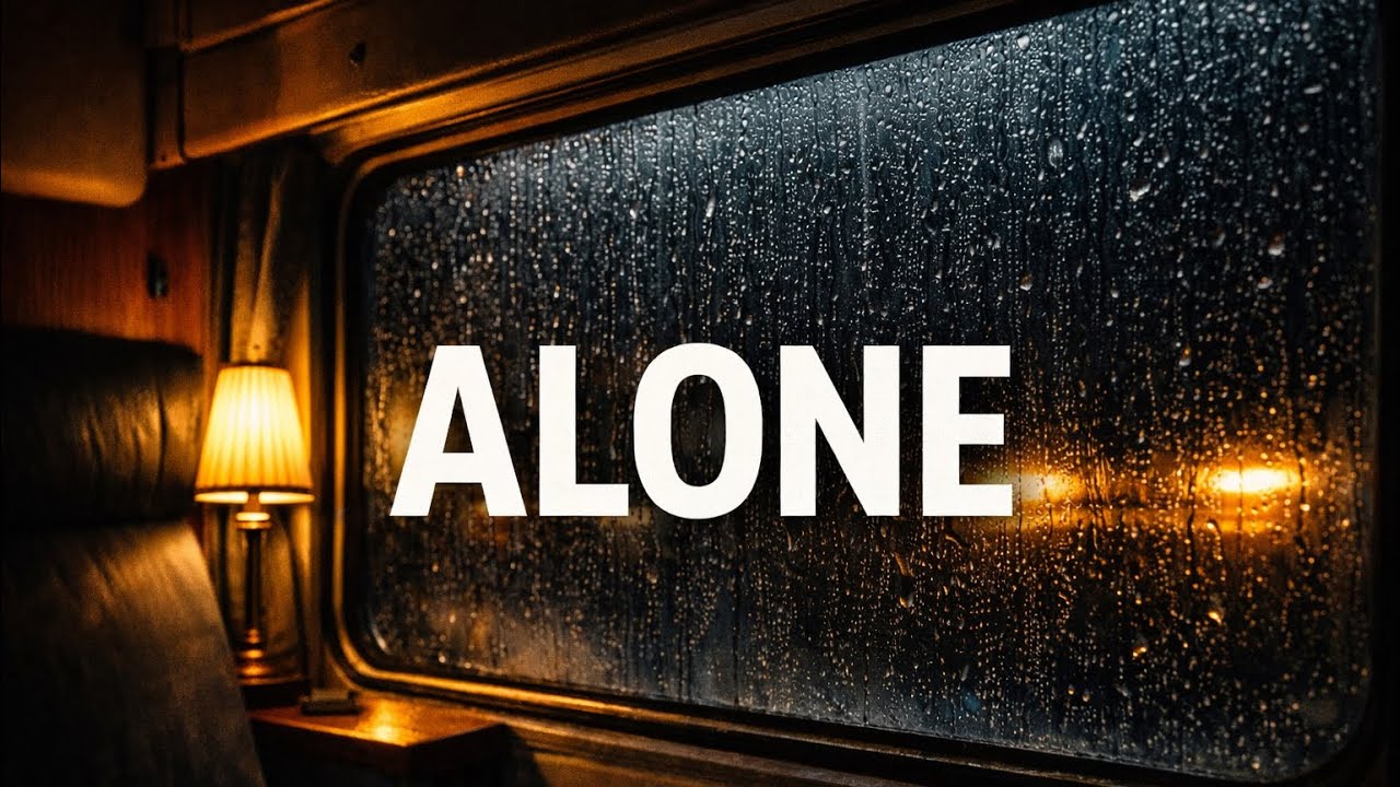 You’re Alone on a Train During a Heavy Storm (Rain Sleep 1 Hour)
