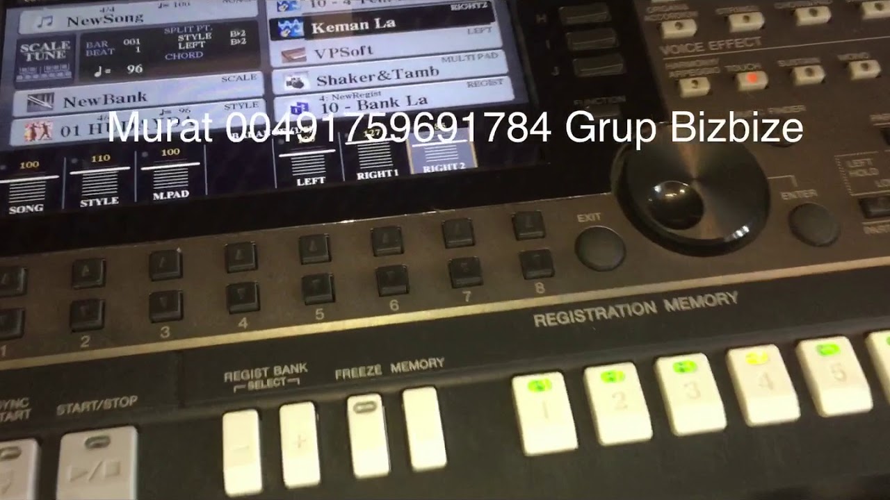 YAMAHA TANITIM DERS 15 ( A3000 Hoparlörlerini devre disi birakma ve acma)