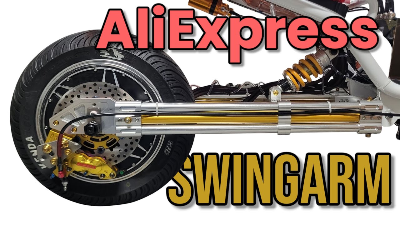 Build Your Own Electric Motorcycle - Video 2 - The AliExpress Swingarm