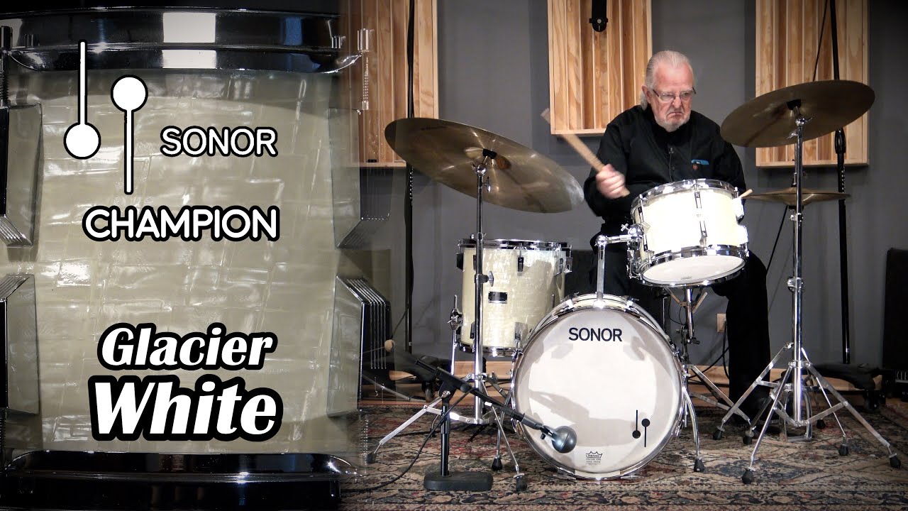 70s Sonor Champion Bop Kit - Glacier White