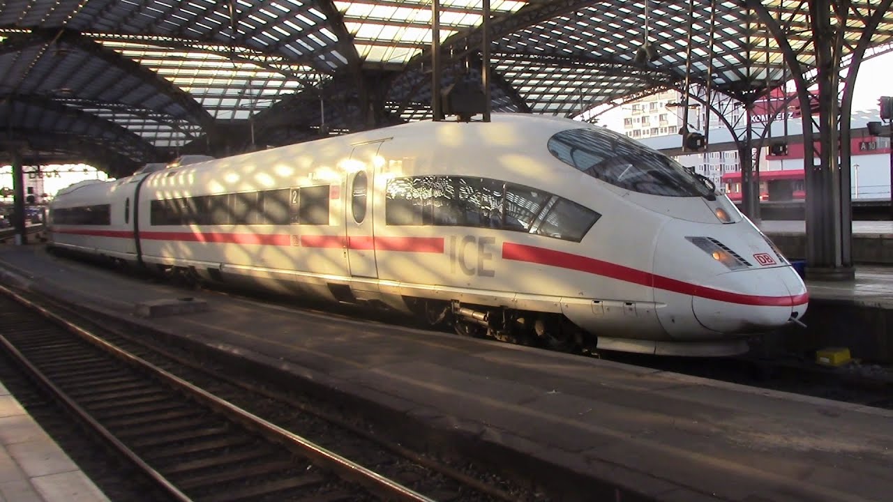 Awesome Sound! DB ICE 3 - Intercity-Express departing Cologne, Germany (June 13, 2015)
