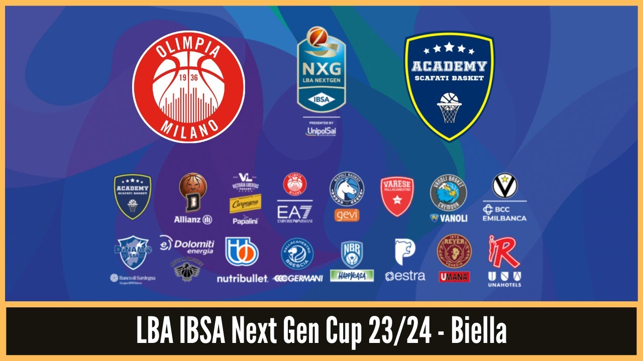 LBA IBSA Next Gen Cup 23/24 - Biella - EA7 EMPORIO ARMANI MILANO vs ACADEMY SCAFATI BASKET