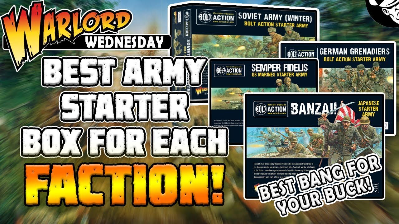 The BEST Beginner Starter Box for each faction! | Bolt Action!