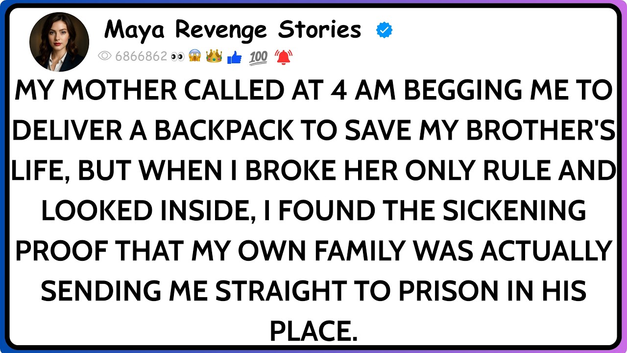 My Mom Said “Don’t Open The Backpack” Before My Brother’s “Accident” — A Police Officer Turned Pale…