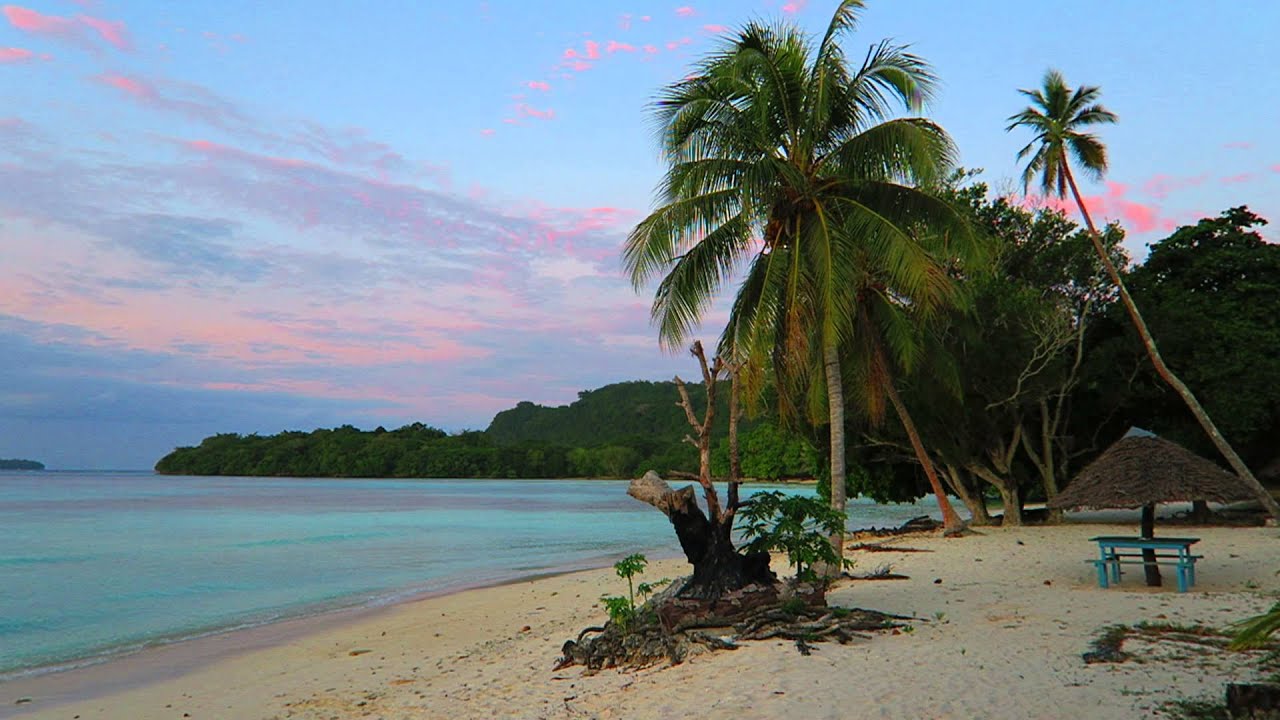CALMING TROPICAL OCEAN SOUNDS - Lonnoc Beach, Vanuatu