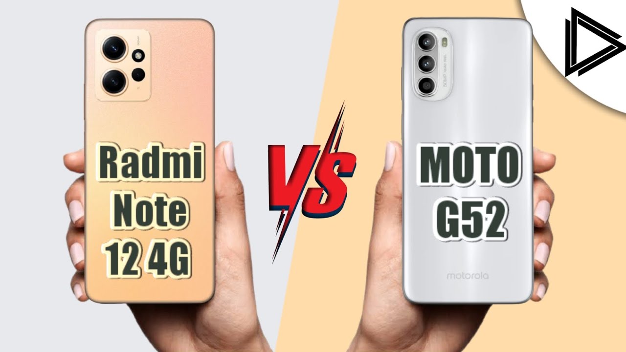 Radmi Note 12 4g vs Motorola G52