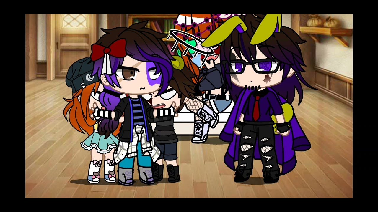 °•Família afton presos por 24 hrs°•(💜🖤)(🧡❤) (🖤💜)